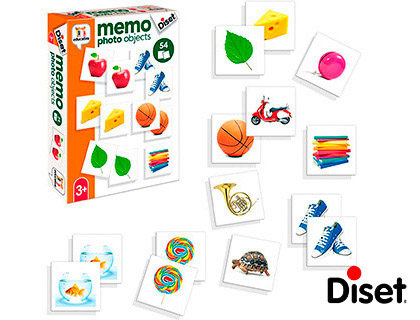 DISET - Juego didactico memo photo objetcs (Ref. 68946)