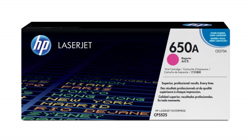 HP ( HEWLETT PACKARD ) - Toner Laser ORIGINALES 650A Magenta (Ref.CE273A)