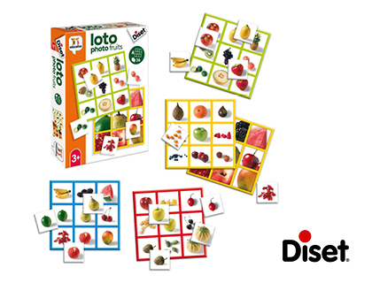 DISET - Juego educativo loto photo fruits (Ref. 68943)