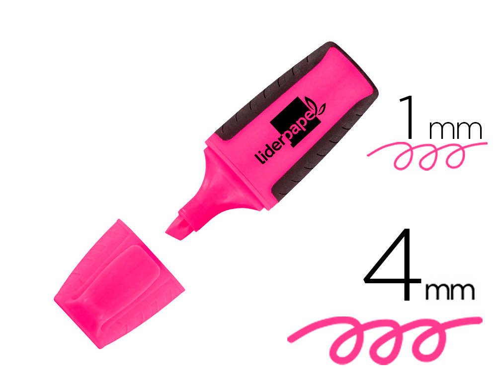 LIDERPAPEL - ROTULADOR MINI FLUORESCENTE ROSA (Ref.RT04)