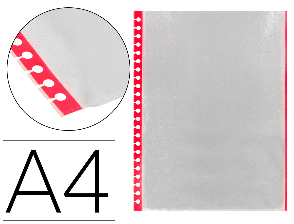 LIDERPAPEL - RECAMBIO FUNDA INTERCAMBIABLES DIN A4 BOLSA DE 10 UNIDADES (Ref.WR02)