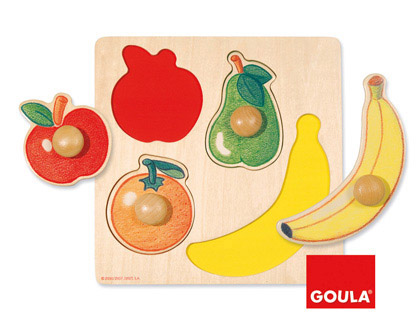 DISET - PUZZLE 4 PIEZAS FRUTAS (Ref.54000)