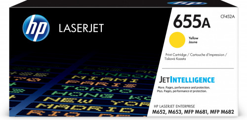 HP ( HEWLETT PACKARD ) - Toner 655a laserjet m652 / m653 / mfp m681 / mfp m682 amarillo 10500 paginas (Ref. CF452A)