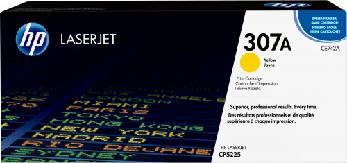 HP ( HEWLETT PACKARD ) - Toner Laser ORIGINALES 307A Amarillo (Ref.CE742A)