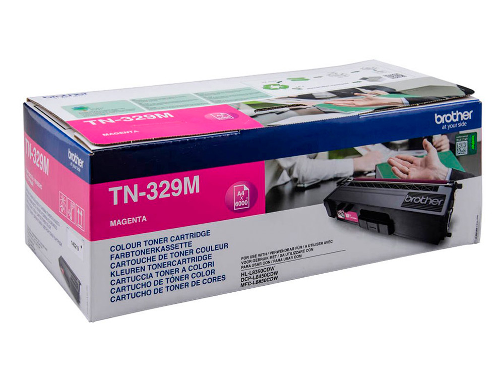 BROTHER - Toner Laser ORIGINALES TN-329M Magenta 6.000pg (Ref.TN329M)