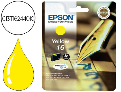 EPSON - Cartuchos ORIGINALES Inyección De Tinta INY AM DURA16 165P (Ref.C13T16244012)