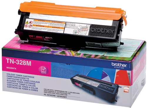 BROTHER - Toner Laser ORIGINALES Magenta (Ref.TN328M)