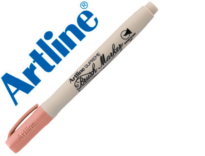 ARTLINE - ROTULADOR SUPREME BRUSH PINTURA BASE DE AGUA PUNTA TIPO PINCEL TRAZO VARIABLE MELOCOTON (Ref.EPF-F-MEL)