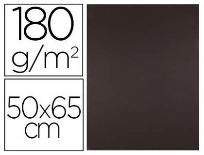 LIDERPAPEL - CARTULINA 50X65 CM 180 GR MARRON UNIDAD (Ref.CT38)