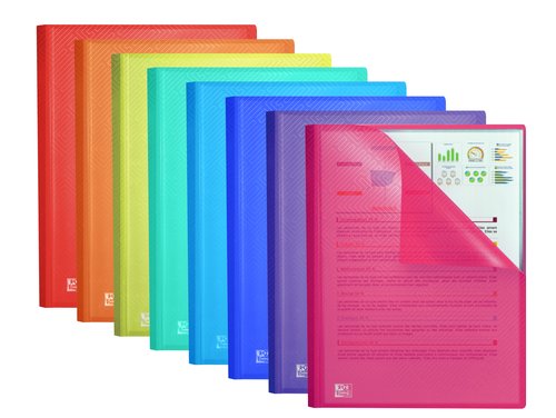 OXFORD - Carpeta urban escaparate 20 fundas polipropileno colores surtidos (Ref. 400146996)