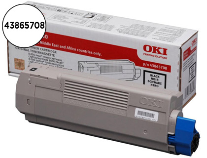 OKI - Toner Laser ORIGINALES Negro (Ref.43865708)
