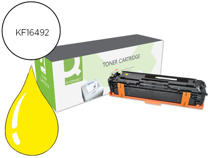 Q-CONNECT - Toner Laser COMPATIBLES HP CF212A COLOR LASERJET M251N / 251NW / 276N / 276NW AMARILLO 1.800 PAG (Ref.KF16492)