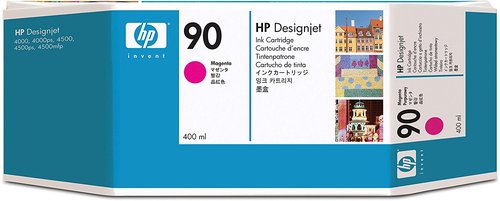 HP ( HEWLETT PACKARD ) - Cartuchos ORIGINALES Inyección De Tinta 90 Magenta 400ml (Ref.C5063A)