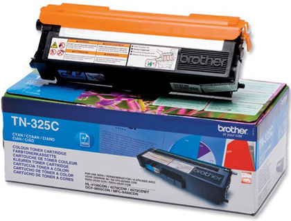 BROTHER - Toner Laser ORIGINALES CYAN 3,5K (Ref.TN-325C)