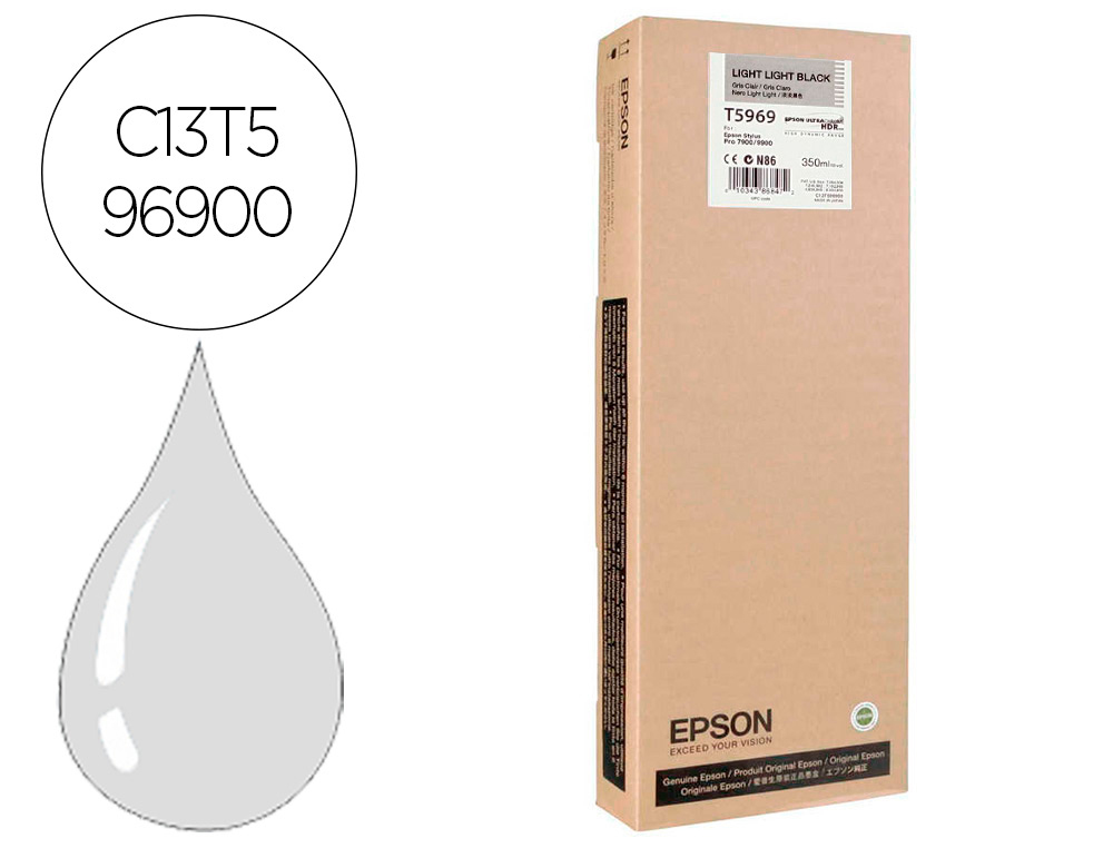 EPSON - Ink-jet gf stylus photo 7900/9900 gris claro (Ref. C13T596900)
