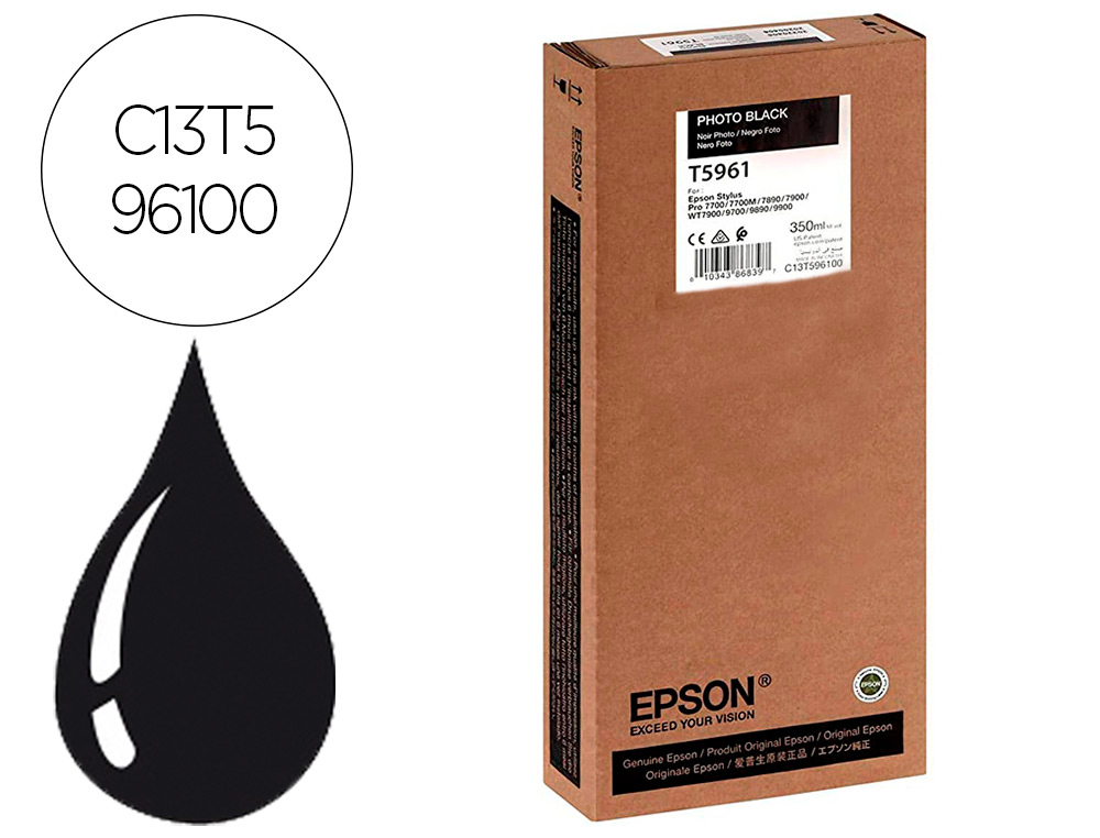 EPSON - Ink-jet gf stylus photo 7900/9900 negro foto (Ref. C13T596100)
