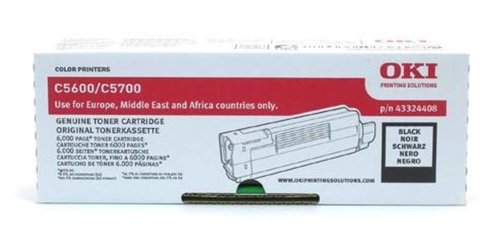 OKI - Toner Laser ORIGINALES Negro (Ref.43324408)