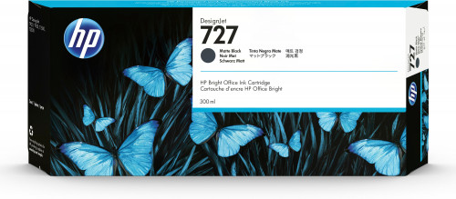 HP ( HEWLETT PACKARD ) - Cartuchos ORIGINALES Inyección De Tinta 727 Negro (Ref.C1Q12A)