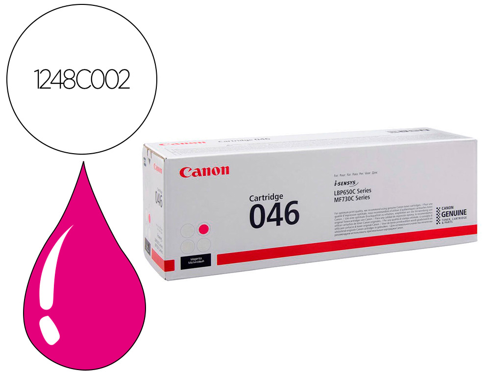 CANON - Toner 046m lbp650 mfc730 magenta (Ref. 1248C002)