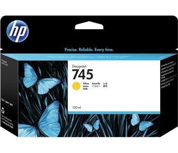 HP ( HEWLETT PACKARD ) - 745 130-ml Cartuchos ORIGINALES Inyección De Tinta Amarillo (Ref.F9J96A)