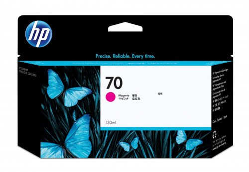 HP ( HEWLETT PACKARD ) - Cartuchos ORIGINALES Inyección De Tinta 70 Magenta (Ref.C9453A)