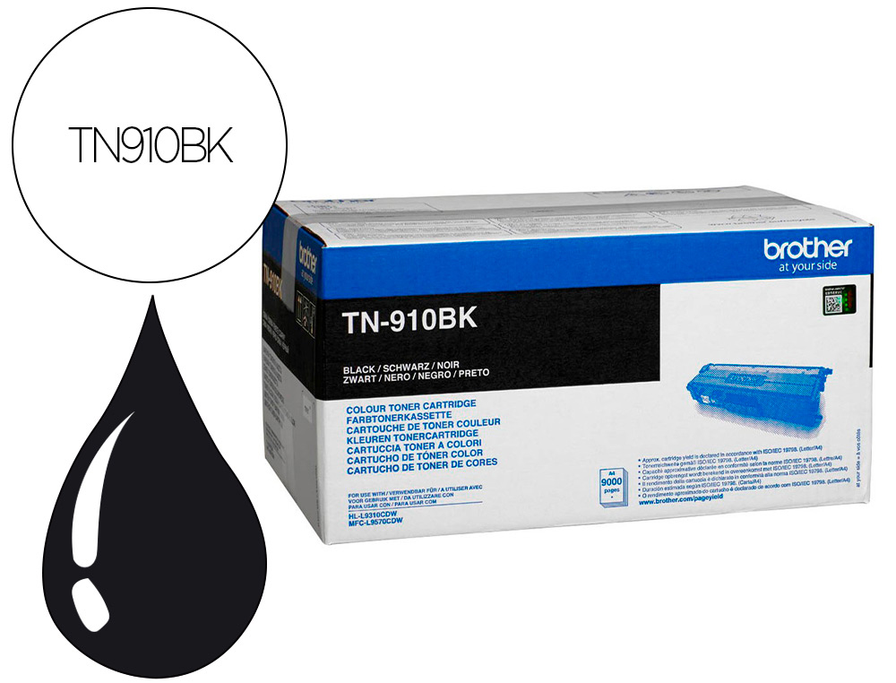 BROTHER - Toner mfc-l9570cdw tn910bk negro (Ref. TN910BK)