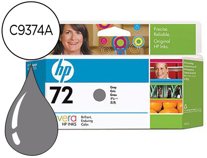 HP ( HEWLETT PACKARD ) - Cartuchos ORIGINALES Inyección De Tinta 72 Gris (Ref.C9374A)