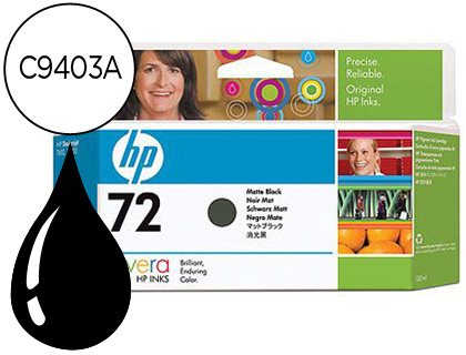 HP ( HEWLETT PACKARD ) - Cartuchos ORIGINALES Inyección De Tinta Negro mate (Ref.C9403A)