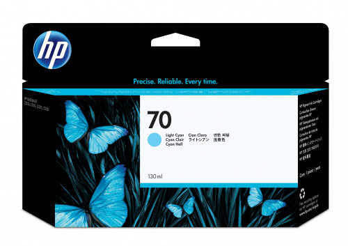 HP ( HEWLETT PACKARD ) - Cartuchos ORIGINALES Inyección De Tinta 70 Cyan (Ref.C9390A)