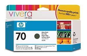 HP ( HEWLETT PACKARD ) - Cartuchos ORIGINALES Inyección De Tinta 70 Negro Mate (Ref.C9448A)