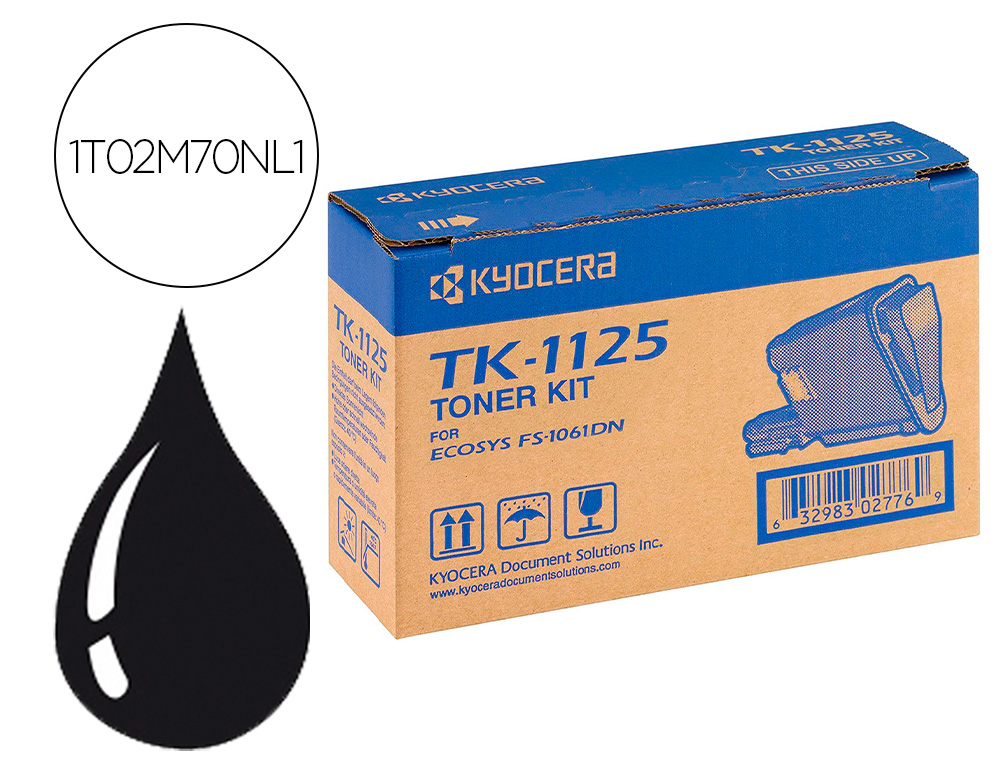 KYOCERA MITA - KYOCERA - Toner tk1125 -mita fs-1061dn / 1325mfp negro (Ref. 1T02M70NL1)