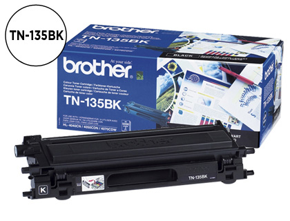 BROTHER - Toner Laser ORIGINALES TN-135BK Negro 5.000pg (Ref.TN135BK)