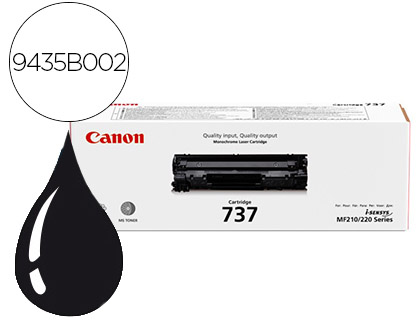 CANON - Toner Laser ORIGINALES CRG 737 (Ref.9435B002)