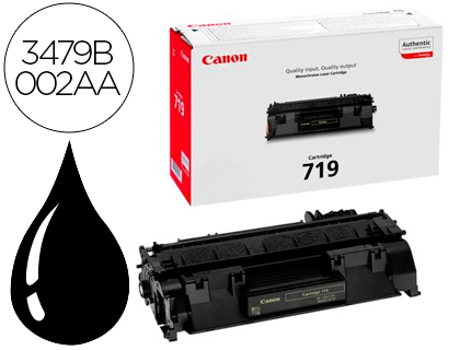 CANON - Toner Laser ORIGINALES CRG-719 Negro AA (Ref.3479B002)