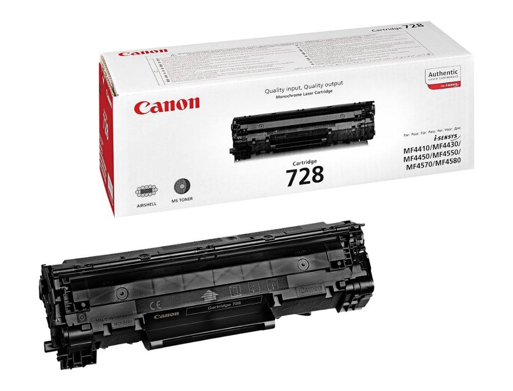 CANON - Toner Laser ORIGINALES 728 Negro AA (Ref.3500B002)