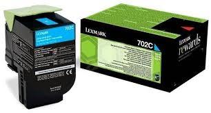 LEXMARK - Toner Laser ORIGINALES 702C Cyan (Ref.70C20C0)