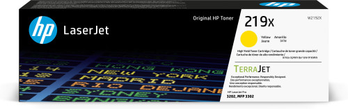 HP ( HEWLETT PACKARD ) - Toner ORIGINAL LaserJet 219X - Amarillo - Alta Capacidad 2.500pag. (Ref.W2192X)