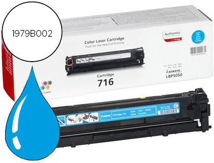 CANON - Toner Laser ORIGINALES CGR-716C CYAN 1,5K AA (Ref.1979B002)