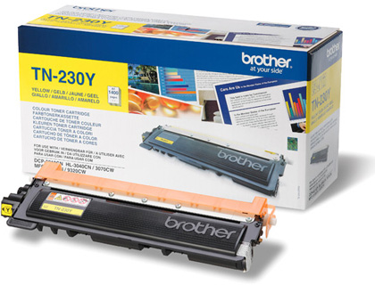 BROTHER - Toner Laser ORIGINALES Amarillo 1.400pg (Ref.TN230Y)