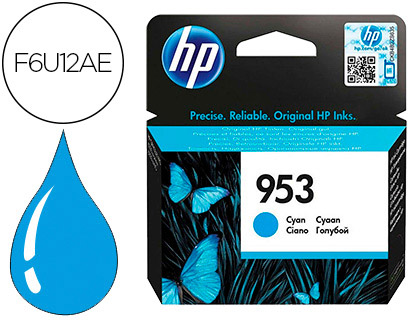 HP ( HEWLETT PACKARD ) - INK-JET JET 953 OFFICEJET PRO 8210 / 8710 / 8725 CIAN 700 PAGINAS (Ref.F6U12AE)
