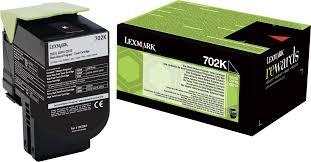 LEXMARK - Toner Laser ORIGINALES 702K Negro (Ref.70C20K0)
