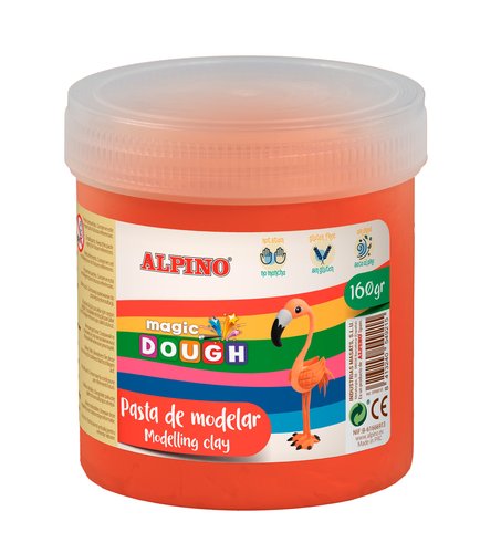ALPINO - PASTA MODELAR MAGIC DOUGH 160 gr. ROJO (Ref.DP000146)
