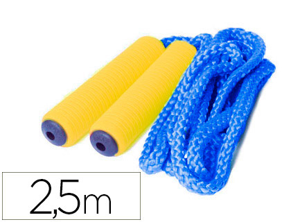 AMAYA - Cuerda individual en polipropileno trenzado en 16 usos con mango foam 2.5 m (Ref. 442808)