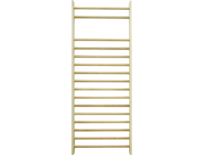 AMAYA - Espaldera simple madera de haya con 16 peldaños 2,6x1 m (Ref. 300050)