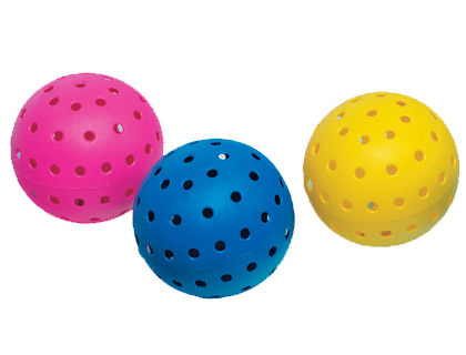 AMAYA - Pelota perforada en goma eva con cascabel diametro 160 mm (Ref. 466102)