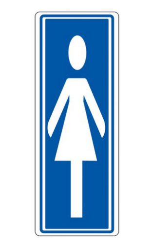 ARCHIVO 2000 - SEÑAL "DAMAS" 175X65 PVC GRIS (Ref.6177-02 GS)