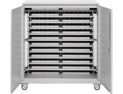 ARMARIO METALICO IORDER CON RUEDAS PARA ALMACENAMIENTO Y CARGA 24/36 PORTATILES/NETBOOKS COLOR (Ref.MM01000)