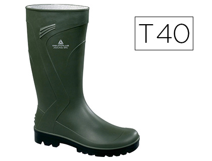 DELTAPLUS - Bota de seguridad jouca pvc verde suela de tacos talla 40 (Ref. JOUC2VE40)