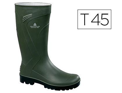 DELTAPLUS - Bota de seguridad jouca pvc verde suela de tacos talla 45 (Ref. JOUC2VE45)