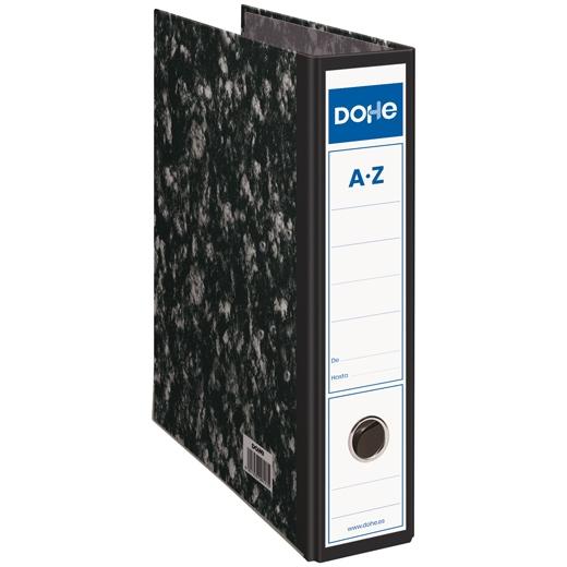 DOHE - ARCHIVADOR ARCHINOVO CARTÓN RÍGIDO PALANCA FOLIO LOMO ANCHO NEGRO JASPEADO SUELTO (Ref.09116 UNT)
